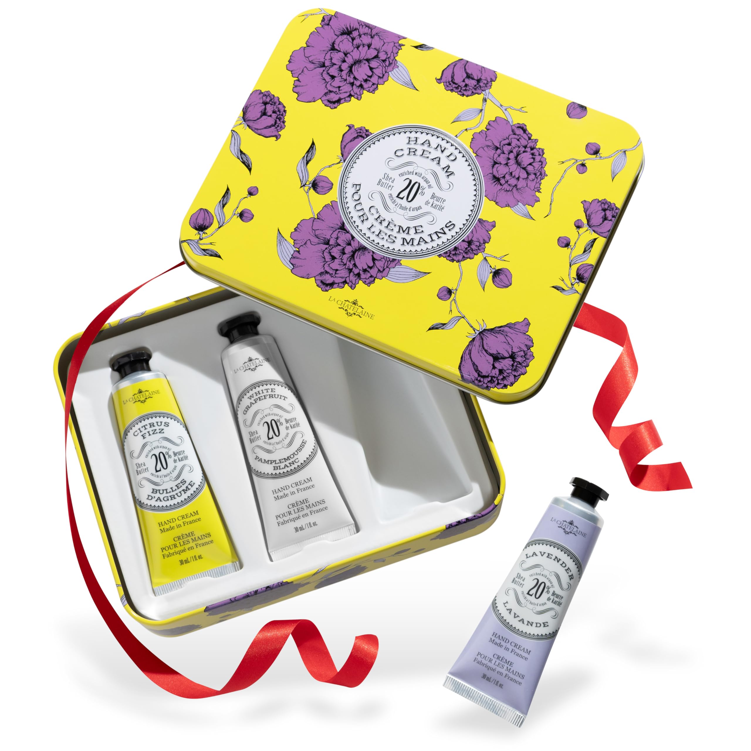 Amazon.com : La Chatelaine Hand Cream Gift Set for Women, Mom